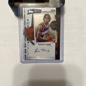 Topps New Applicant Basketball Card with Purple Jersey